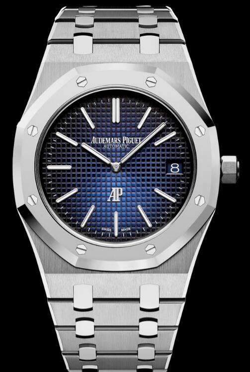 Audemars Piguet ROYAL OAK “JUMBO” EXTRA-THIN Replica watch REF: 15202IP.OO.1240IP.01 - Click Image to Close
